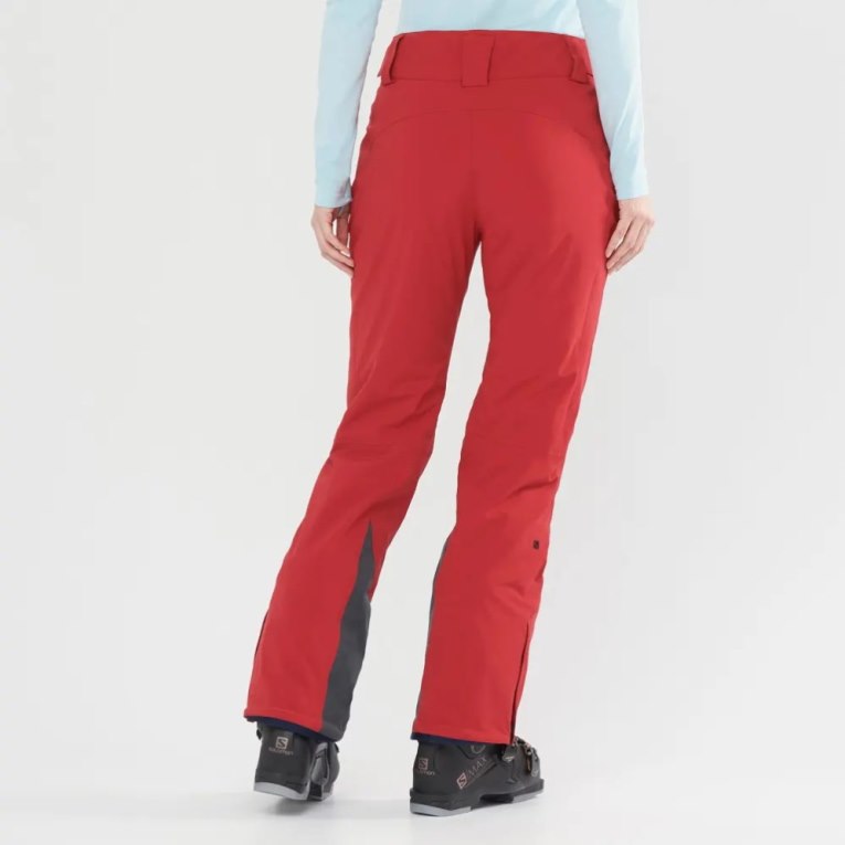 Red Salomon The Brilliant Women's Ski Pants | PH 45169O